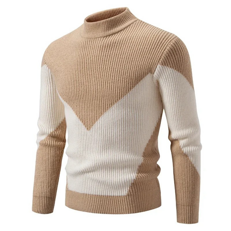 Zohir | Jersey De Manga Larga Con Cuello Alto Acanalado
