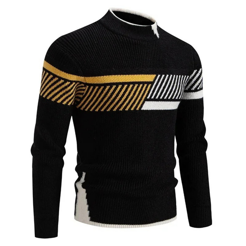 Zohir | Jersey De Manga Larga Con Cuello Alto Acanalado