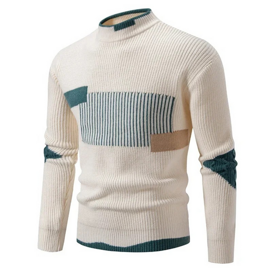 Zohir | Jersey De Manga Larga Con Cuello Alto Acanalado