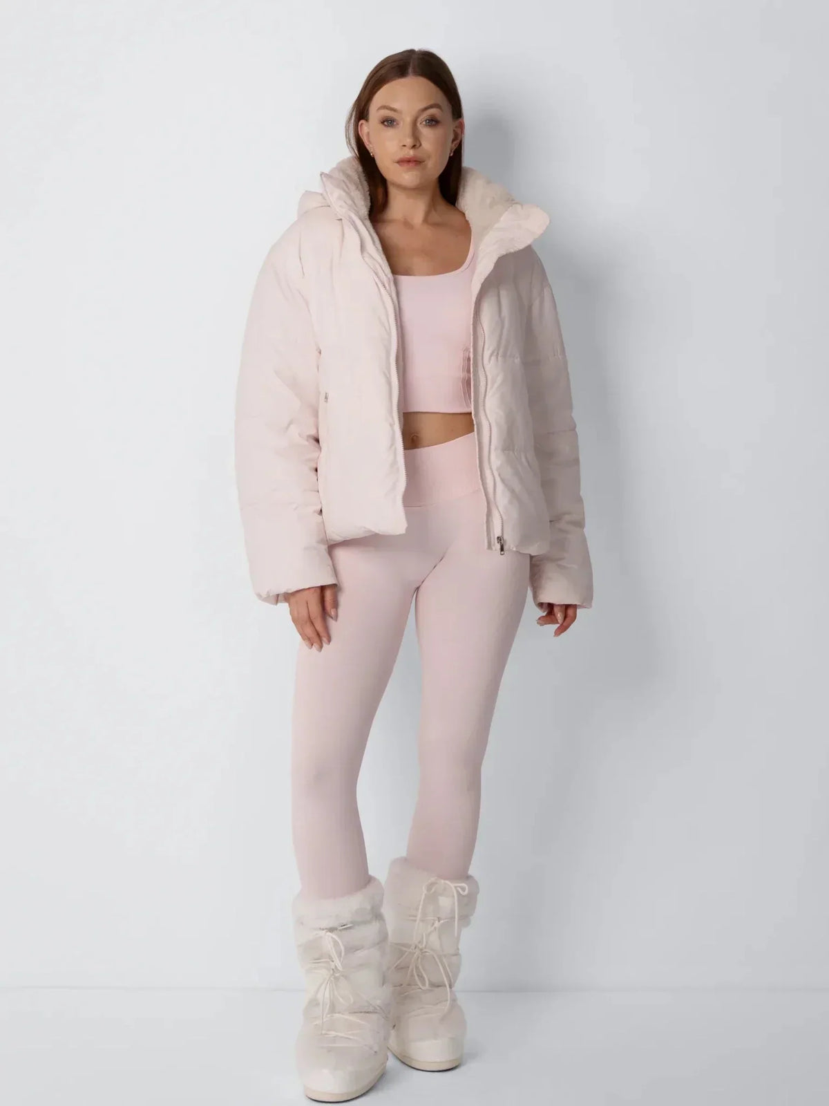 Amore | Chaqueta Puffer con Capucha Desmontable