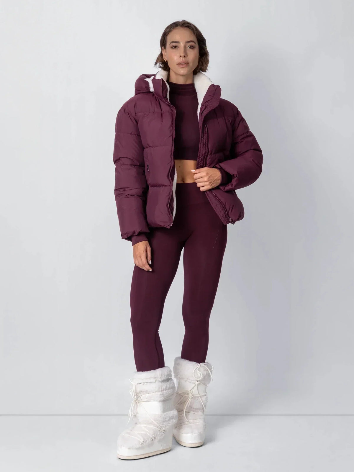 Amore | Chaqueta Puffer con Capucha Desmontable