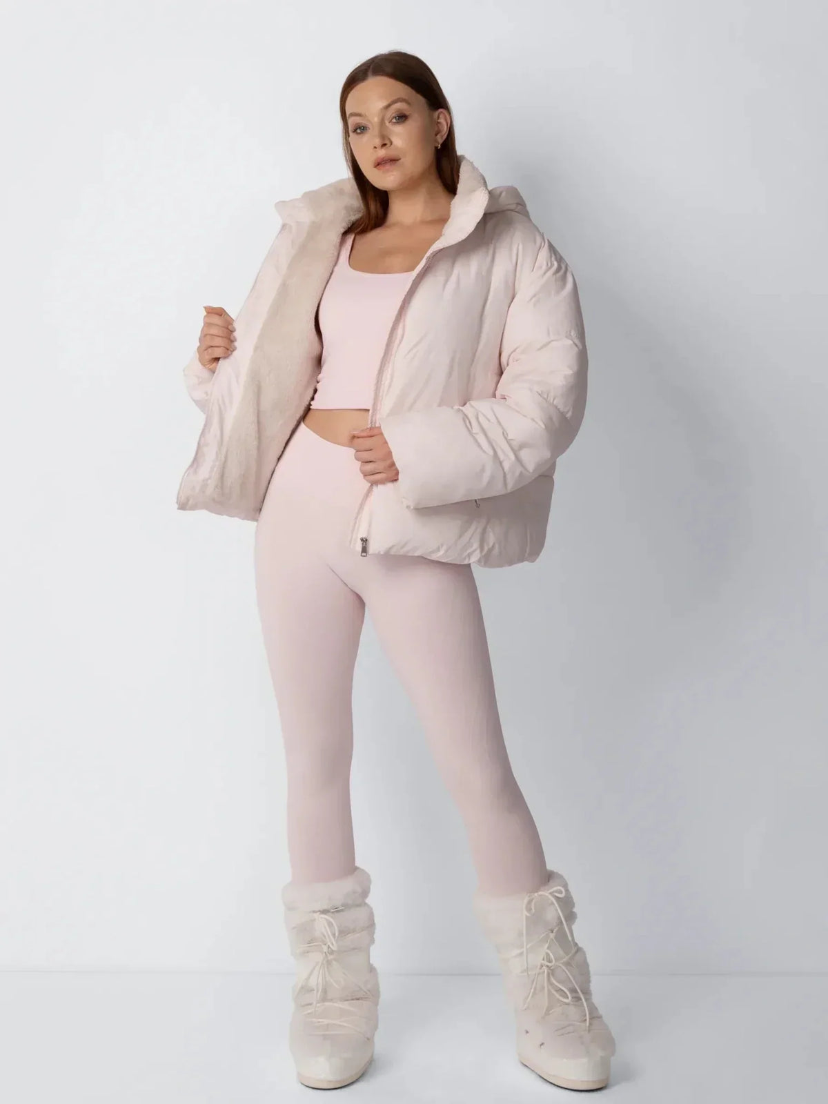 Amore | Chaqueta Puffer con Capucha Desmontable