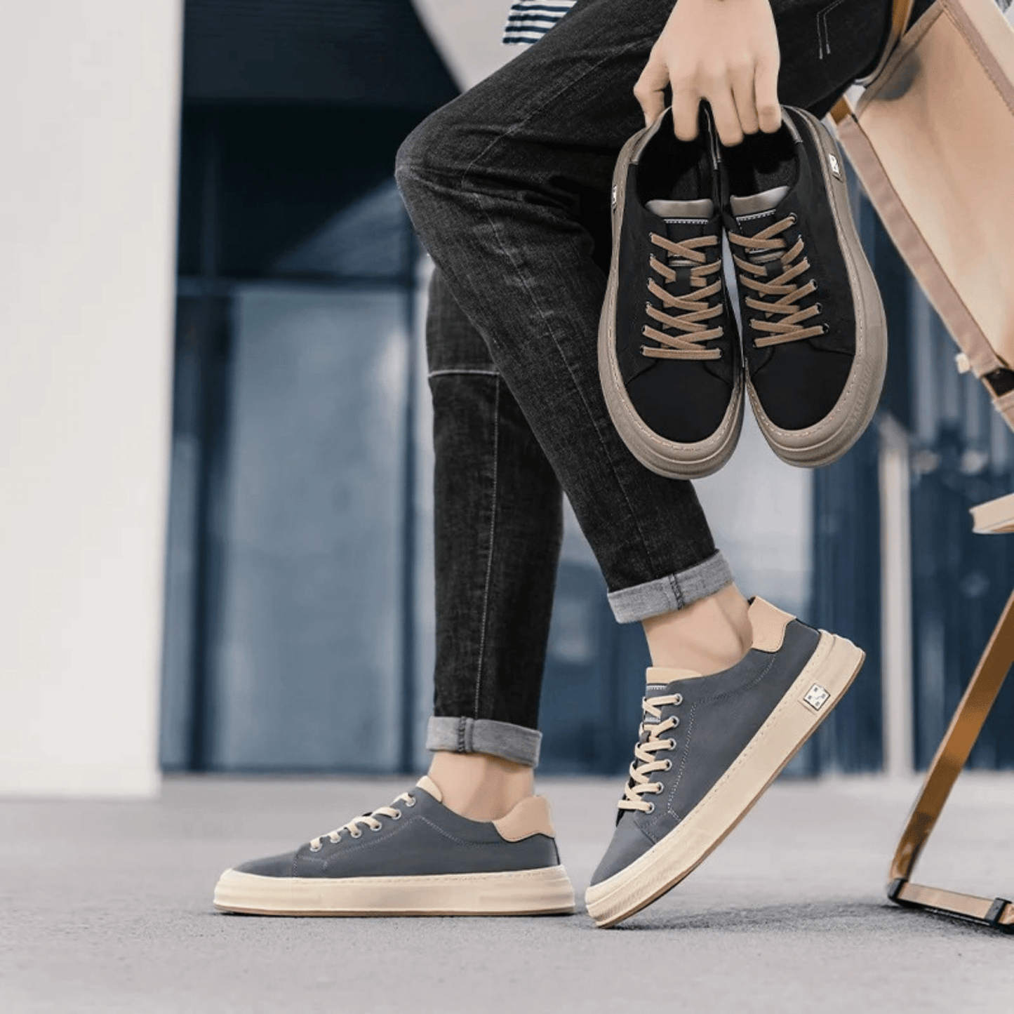 Snelle - Zapatillas Bajas Con Cordones de Estilo Informal
