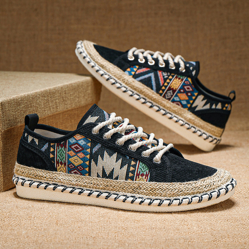 Malek | Zapatillas Tipo Alpargata Con Diseño de Cordones