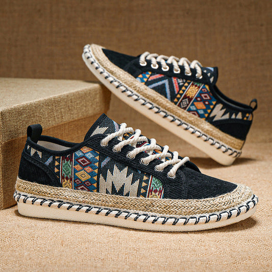 Malek | Zapatillas Tipo Alpargata Con Diseño de Cordones