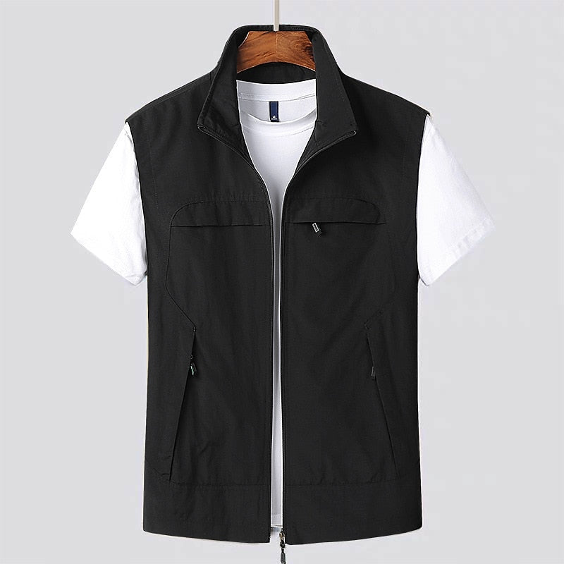 Outdoorweste herren atmungsaktiv | Chaleco exterior ligero y transpirable